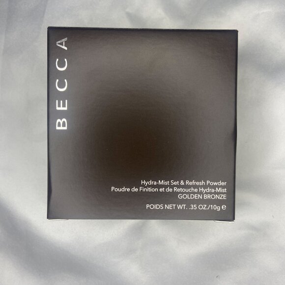 Becca Hydra-Mist Set &‎ Refresh Powder Golden Bronze Full Size 10g - Picture 1 of 3